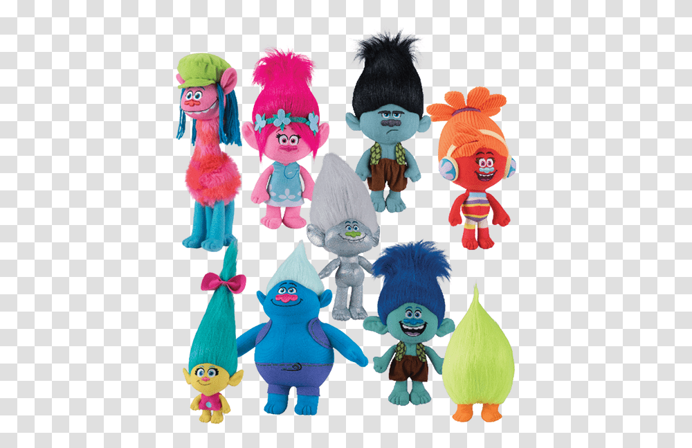 Trolls Cartoon, Toy, Doll, People, Comics Transparent Png