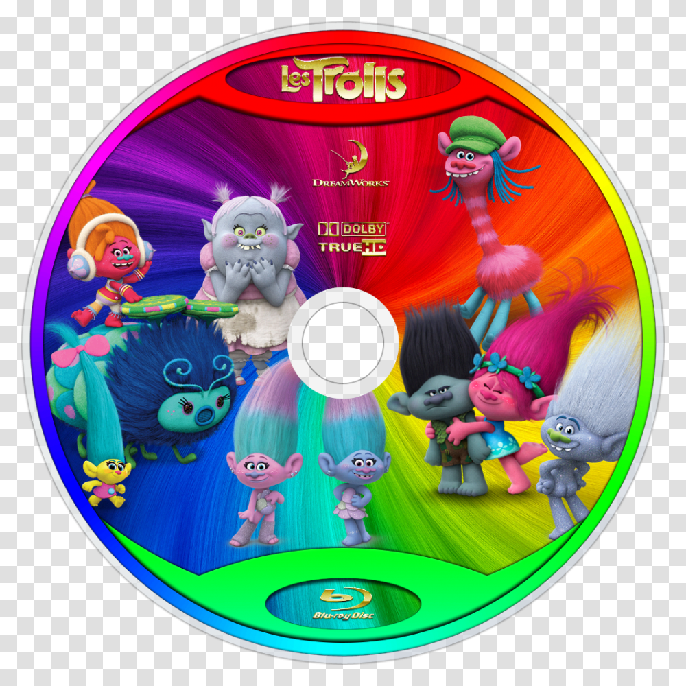 Trolls Disc, Disk, Dvd Transparent Png