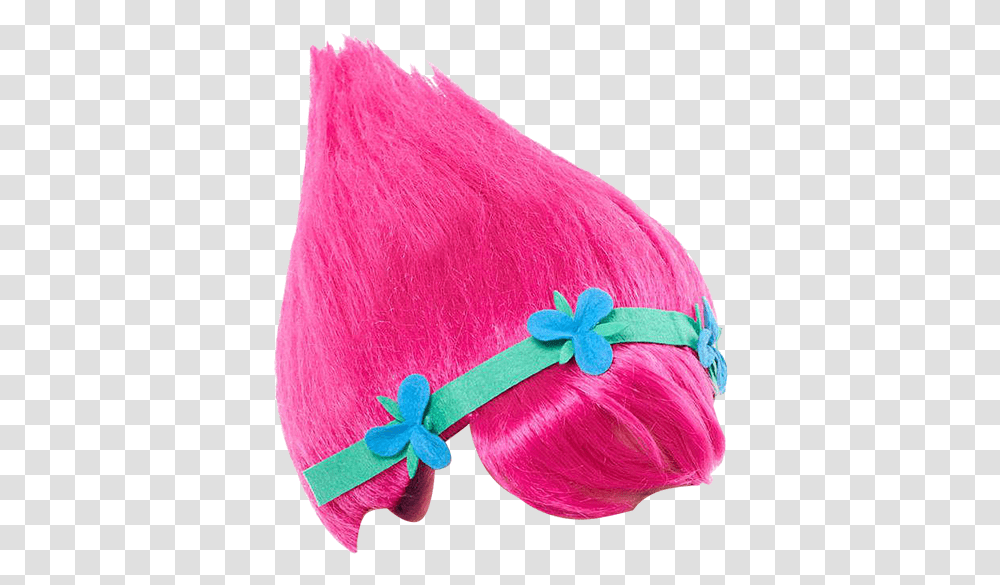 Trolls Hair Pink Wig Dress Up, Apparel, Hat, Plant Transparent Png