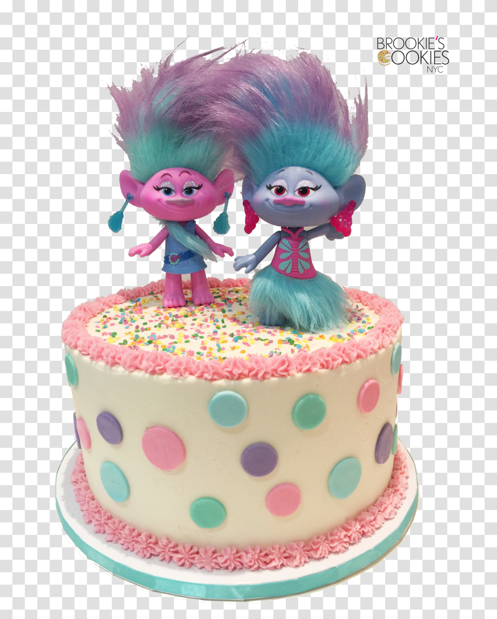 Trolls Personajes Characters Cake Transparent Png
