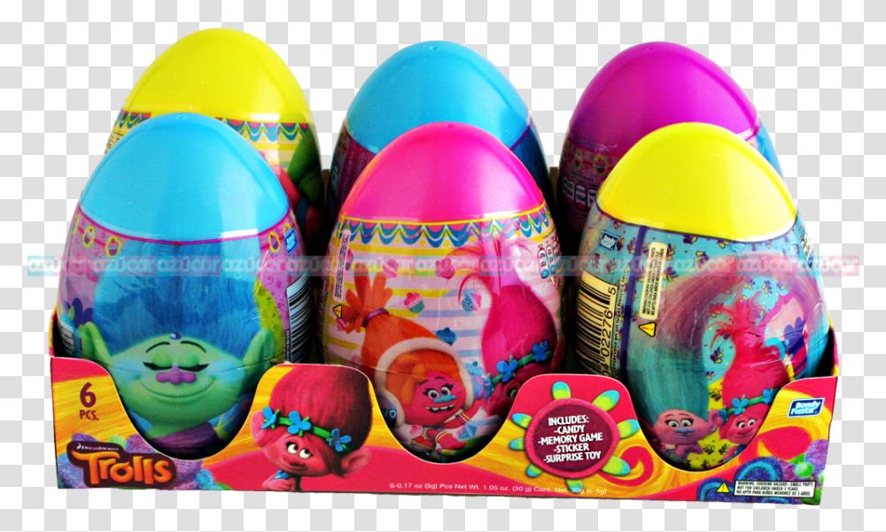 Trolls Personajes Inflatable, Food, Egg, Easter Egg, Doll Transparent Png