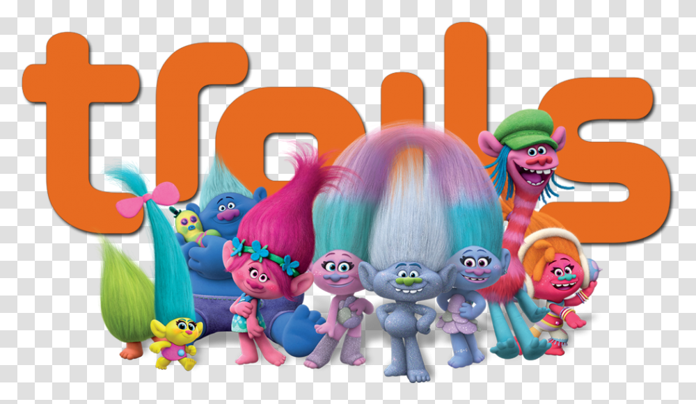 Trolls Poppy And Friends, Figurine Transparent Png
