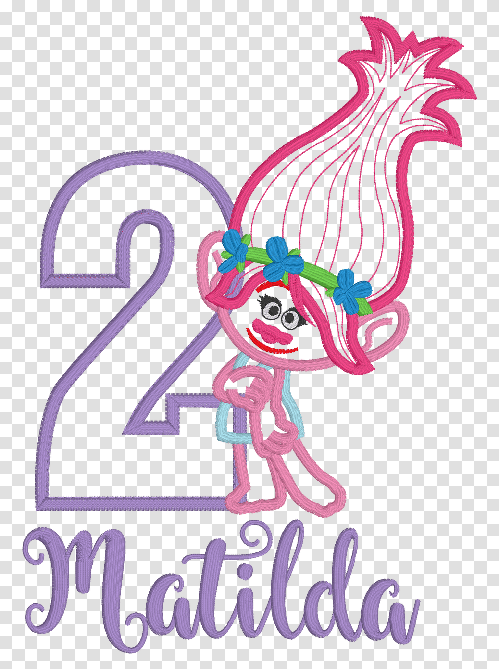 Trolls Poppy Inspired Birthday Set Poppy Troll 2 Birthday, Symbol, Logo, Trademark, Light Transparent Png