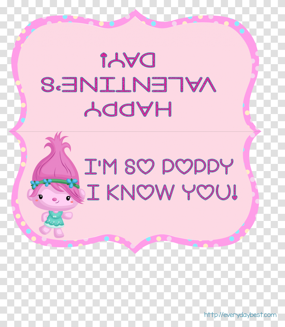 Trolls Poppy, Label, Diaper, T-Shirt Transparent Png