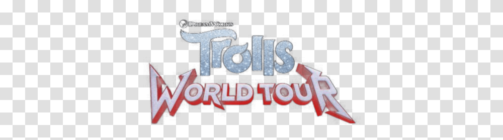 Trolls World Tour Logo, Word, Alphabet Transparent Png