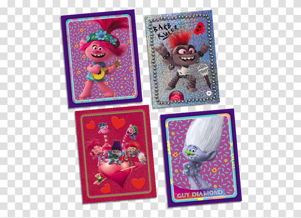 Trolls World Tour Stickers Dot, Doll, Toy, Super Mario, Envelope Transparent Png