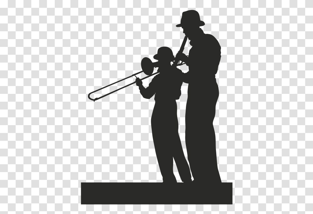 Trombon Y Clarinete, Person, Human, Musical Instrument, Trombone Transparent Png