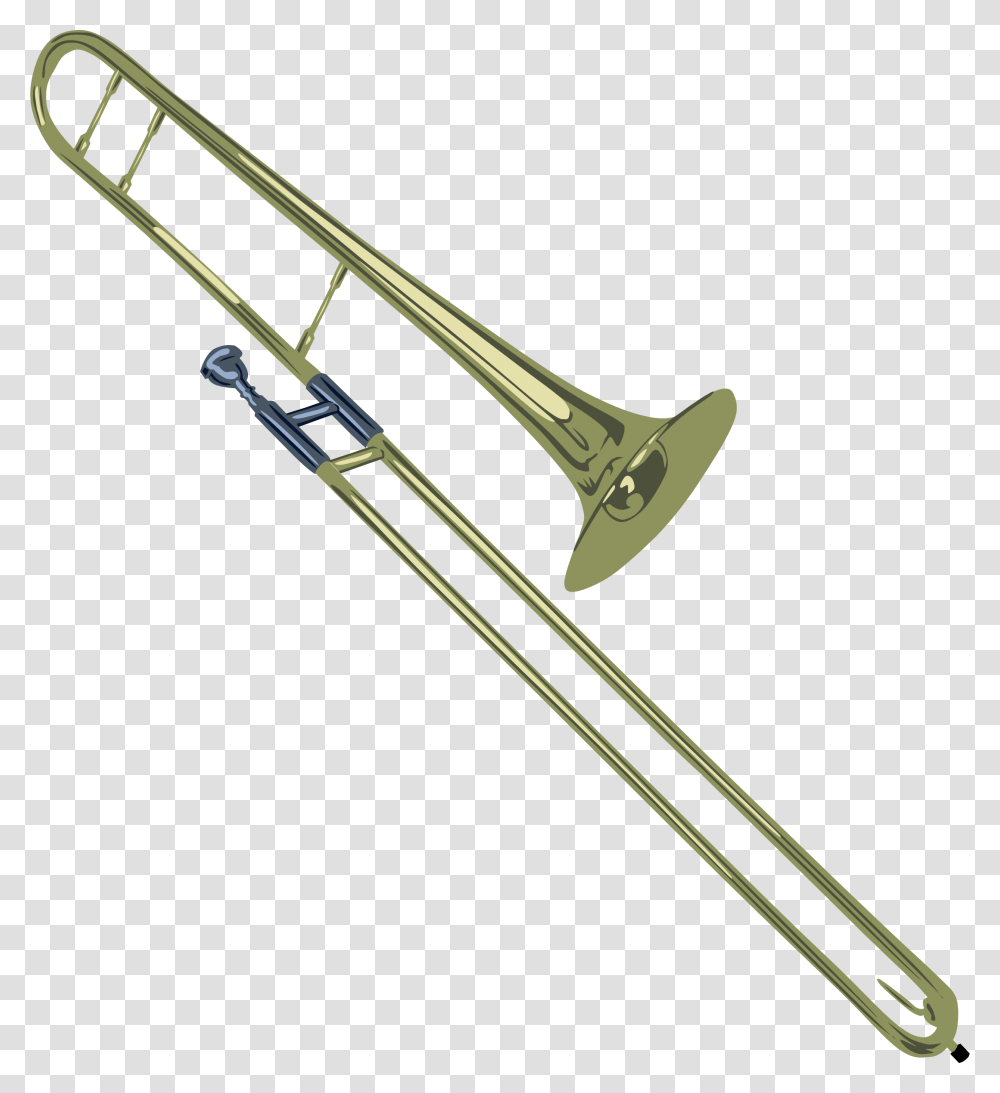 Trombone, Brass Section, Musical Instrument, Bow Transparent Png