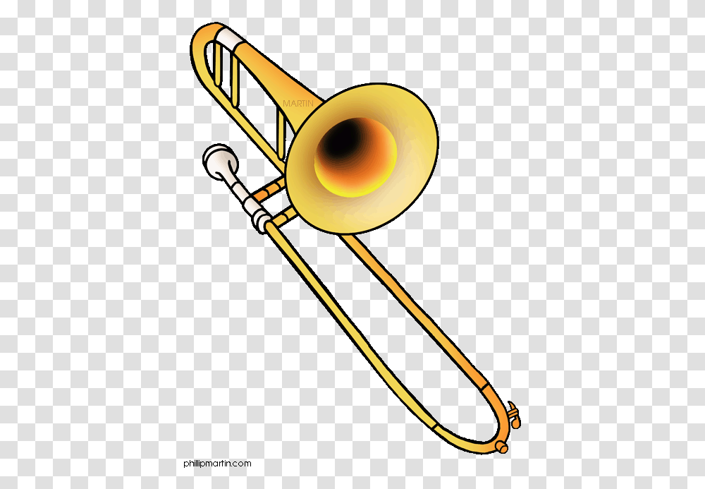 Trombone Clipart Animated Trombone Clip Art, Brass Section, Musical Instrument, Scissors, Blade Transparent Png
