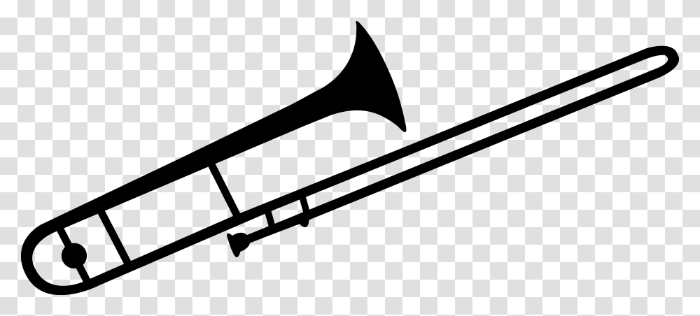 Trombone Clipart, Brass Section, Musical Instrument, Axe, Tool Transparent Png