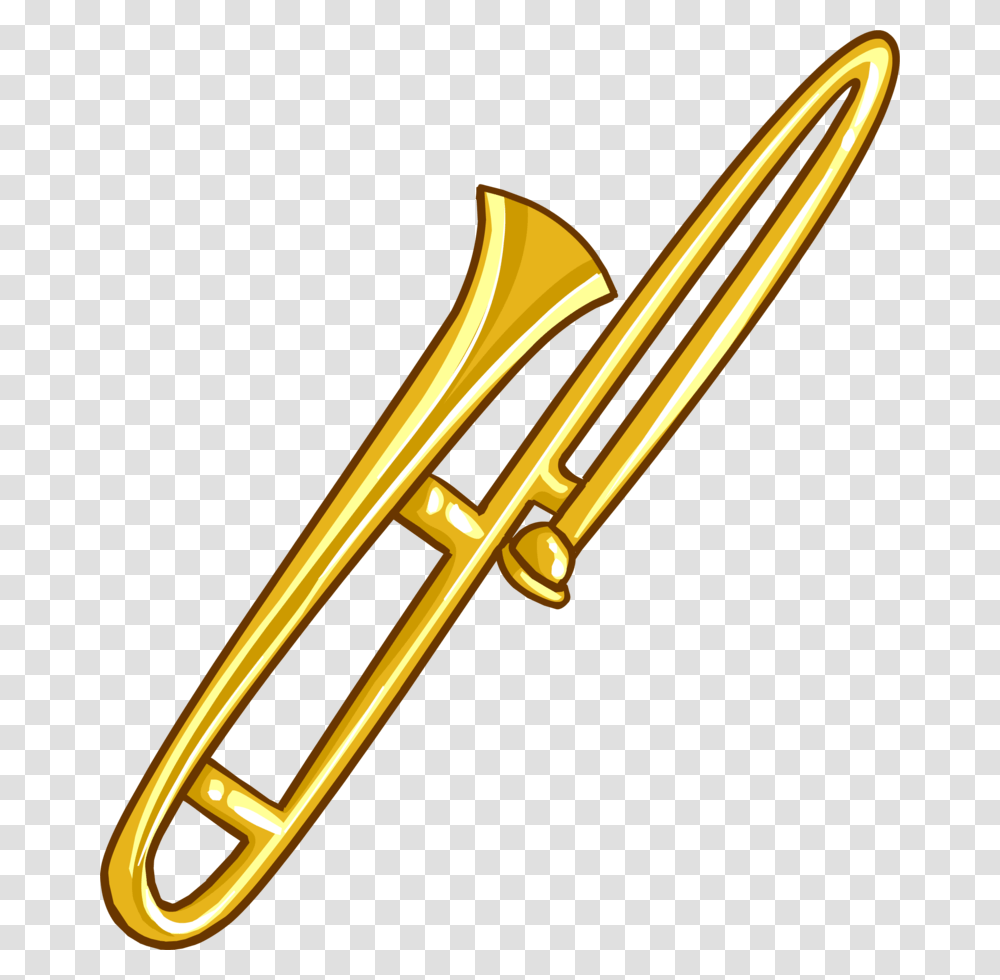 Trombone Clothing Icon Id Clip Art Trombone, Brass Section, Musical Instrument, Horn, Bugle Transparent Png