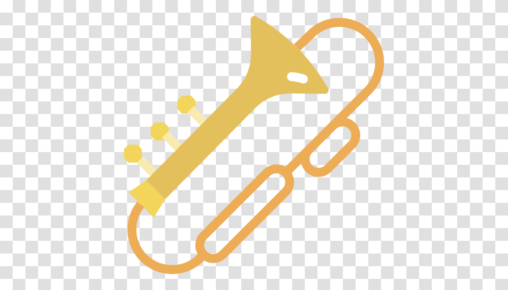 Trombone Icon, Axe, Tool, Musical Instrument, Horn Transparent Png