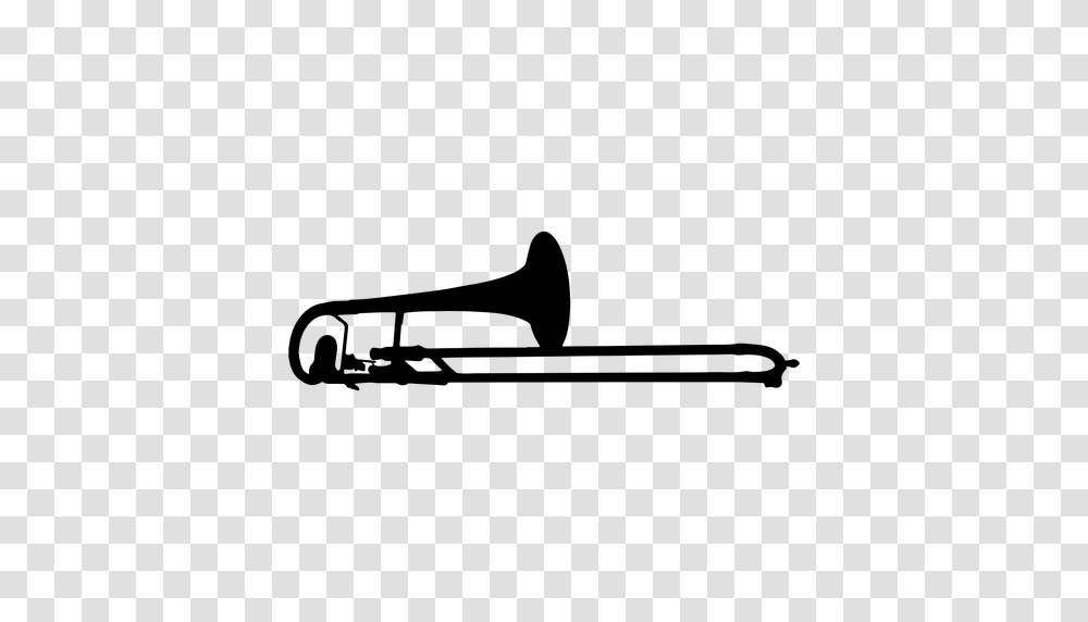 Trombone Musical Instrument Silhouette, Gray, World Of Warcraft Transparent Png