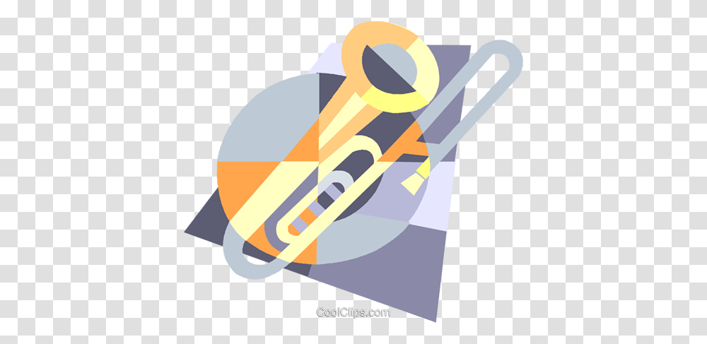 Trombone Royalty Free Vector Clip Art Illustration, Musical Instrument, Brass Section, Key, Horn Transparent Png