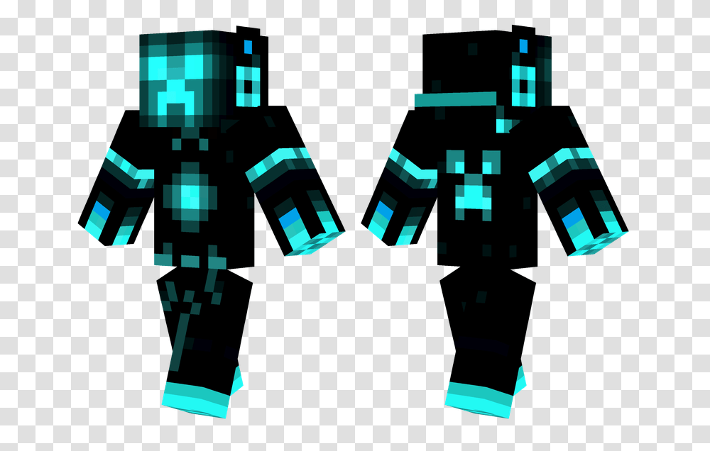 Tron Creeper Minecraft Skins, Robot, Pac Man Transparent Png