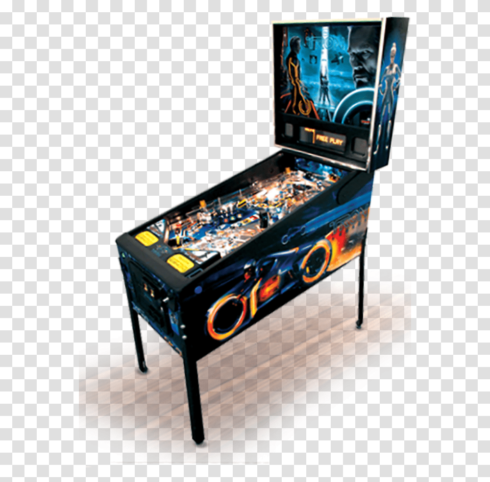 Tron Tron Stern Pinball Limited, Arcade Game Machine Transparent Png