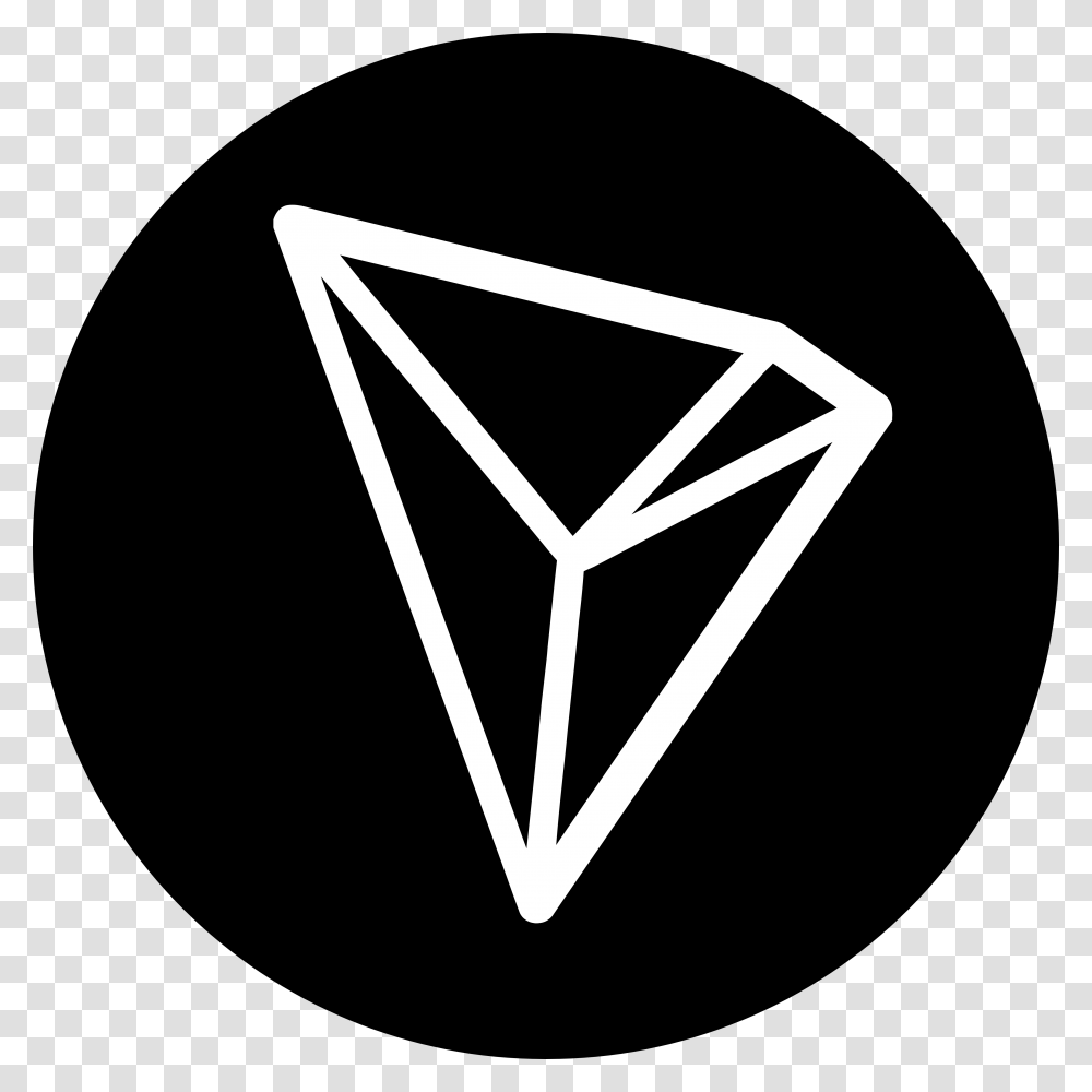 Tron Trx Icon Tron, Triangle, Diamond, Gemstone, Jewelry Transparent Png