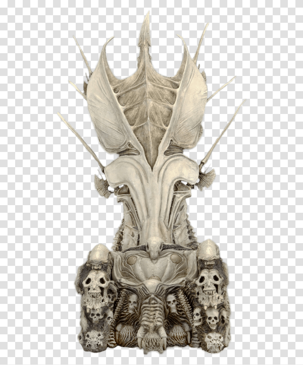 Trono Predator Neca Predator Throne, Archaeology, Sculpture, Statue Transparent Png