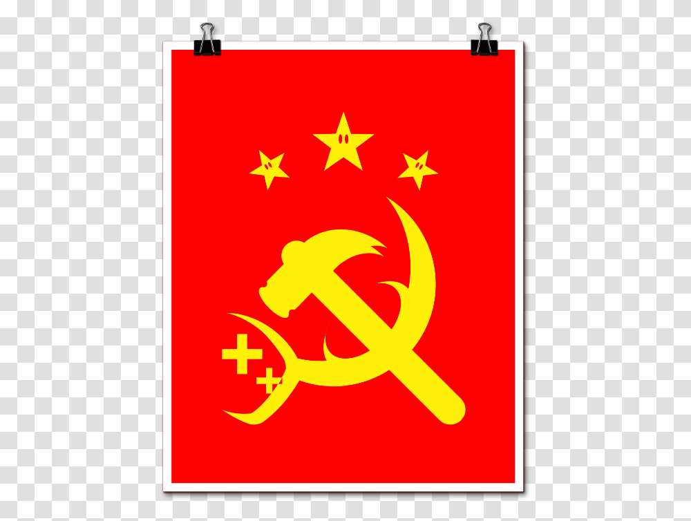 Troopa Poster American Flag With Soviet Symbol, Star Symbol, Number, Logo Transparent Png