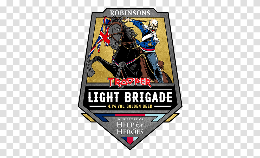 Trooper Trooper Light Brigade Beer, Person, Human, Poster, Advertisement Transparent Png