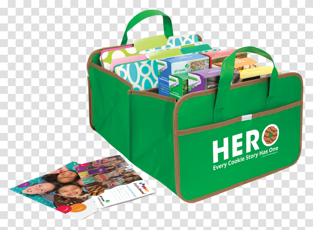 Troops That Sell 2500 Will Earn 2 Cookie Hero Trunk Bag, Basket, Shopping Basket, Shopping Bag, Tote Bag Transparent Png
