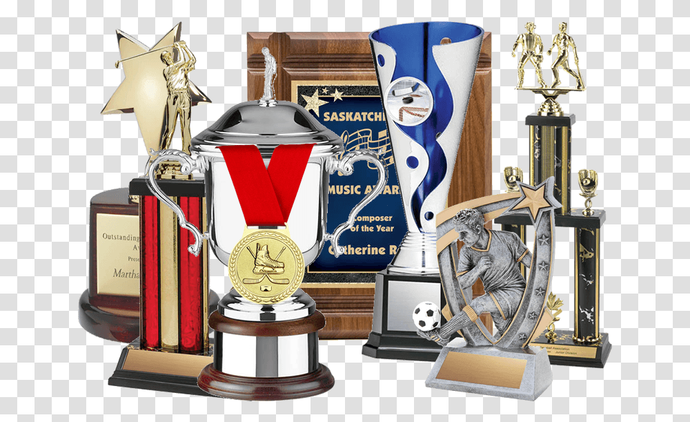 Trophies And Awards Trophy And Medals, Person, Human, Clock Tower, Architecture Transparent Png