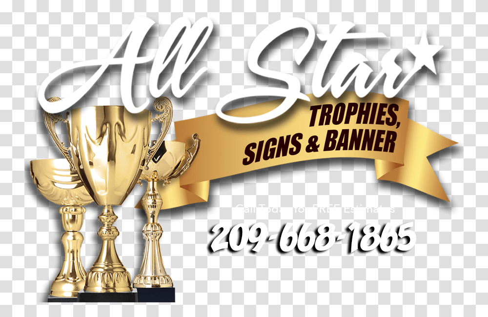 Trophies Banner, Trophy, Lamp, Word Transparent Png