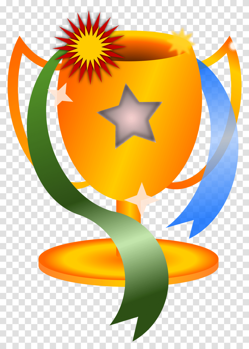 Trophy And Medals Clipart, Star Symbol Transparent Png