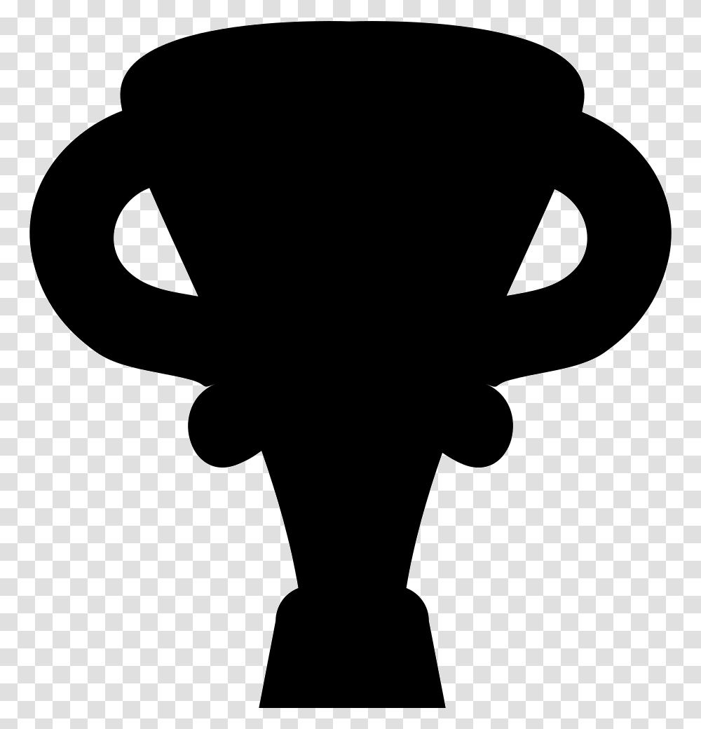 Trophy Black Side View Silhouette Icon Free Download, Person, Human, Stencil, Cup Transparent Png