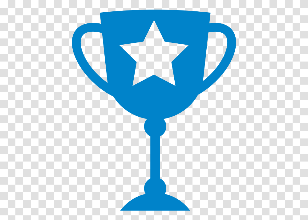 Trophy Blue Clipart, Glass, Cross, Goblet Transparent Png