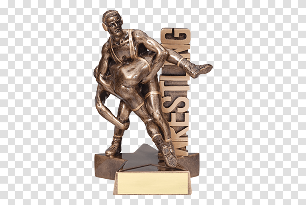 Trophy Designs For Wrestlers, Bronze, Sculpture, Person Transparent Png