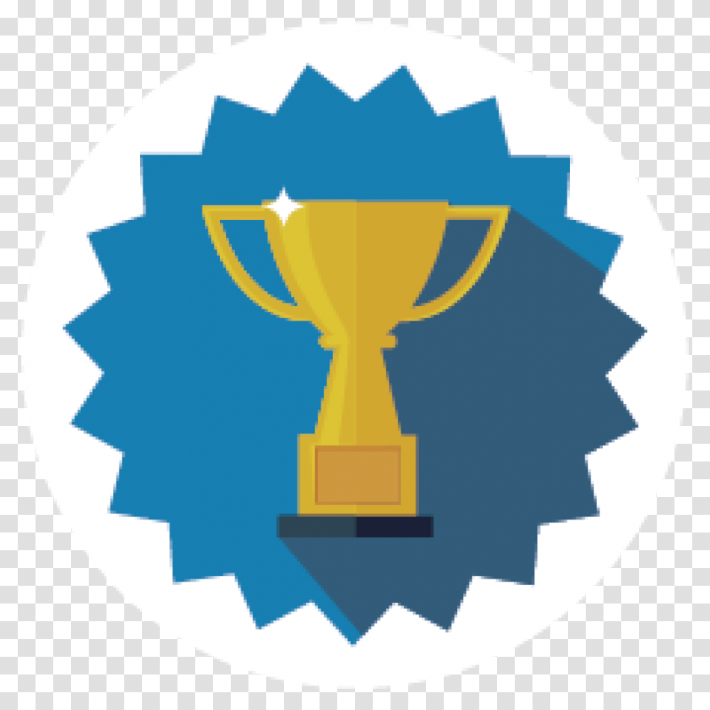 Trophy Golden Cup Symbol Award Medal Clipart Clipart Award Background, Logo, Trademark, Badge Transparent Png