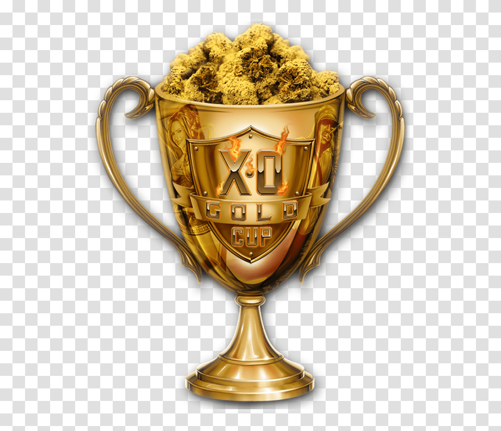Trophy Golden Gold Cup Concacaf Wilmington Angeles Trophy, Lamp Transparent Png