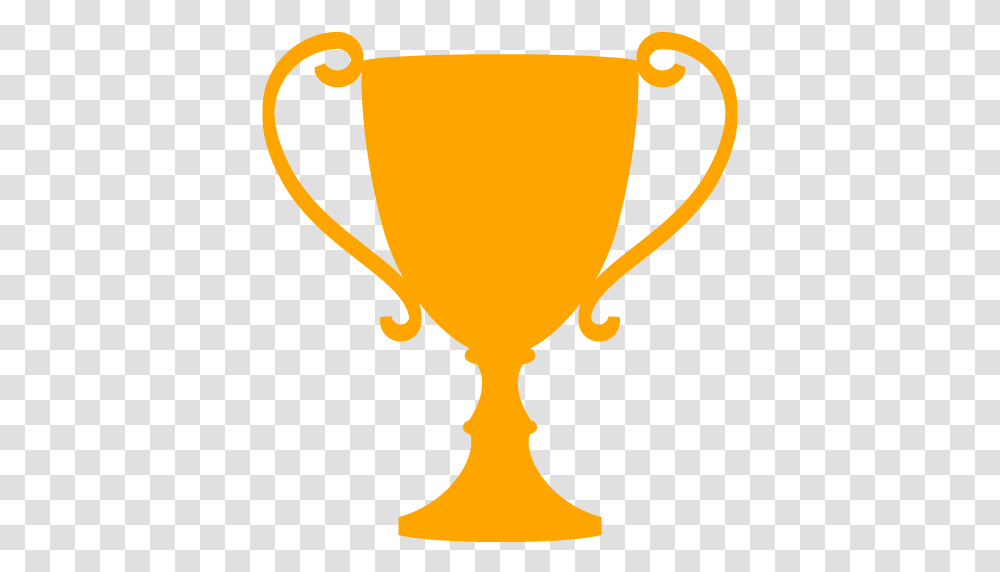 Trophy Icon Orange Trophy Transparent Png