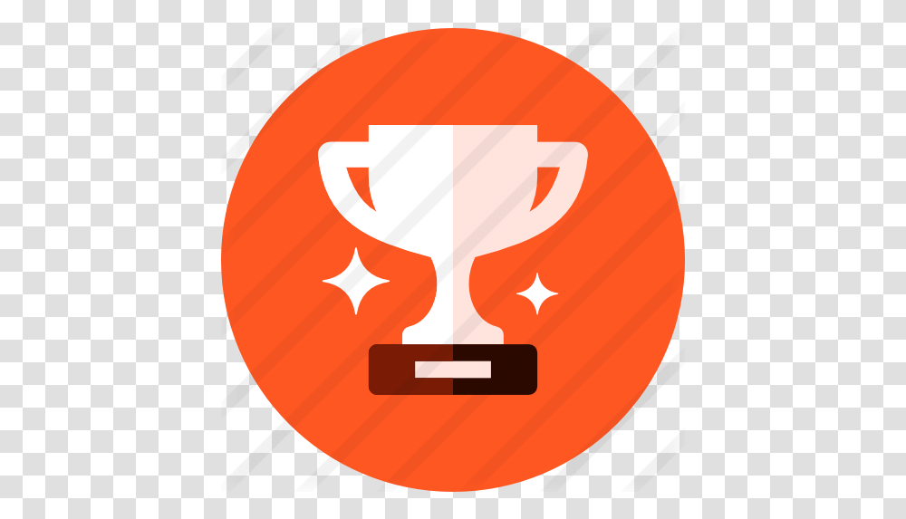 Trophy Icon Trophy Orange, Buckle, Text, Symbol, Hand Transparent Png