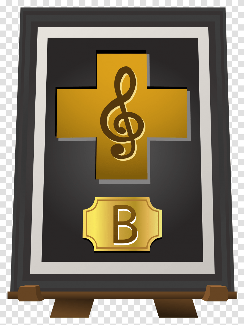 Trophy Music B Brown Clip Arts Music, Number, Alphabet Transparent Png