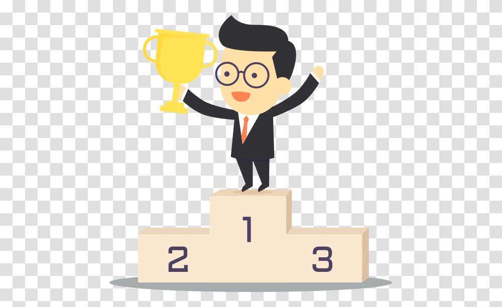 Trophy Podium Royalty Free Clip Art, Person, Human, Poster, Advertisement Transparent Png