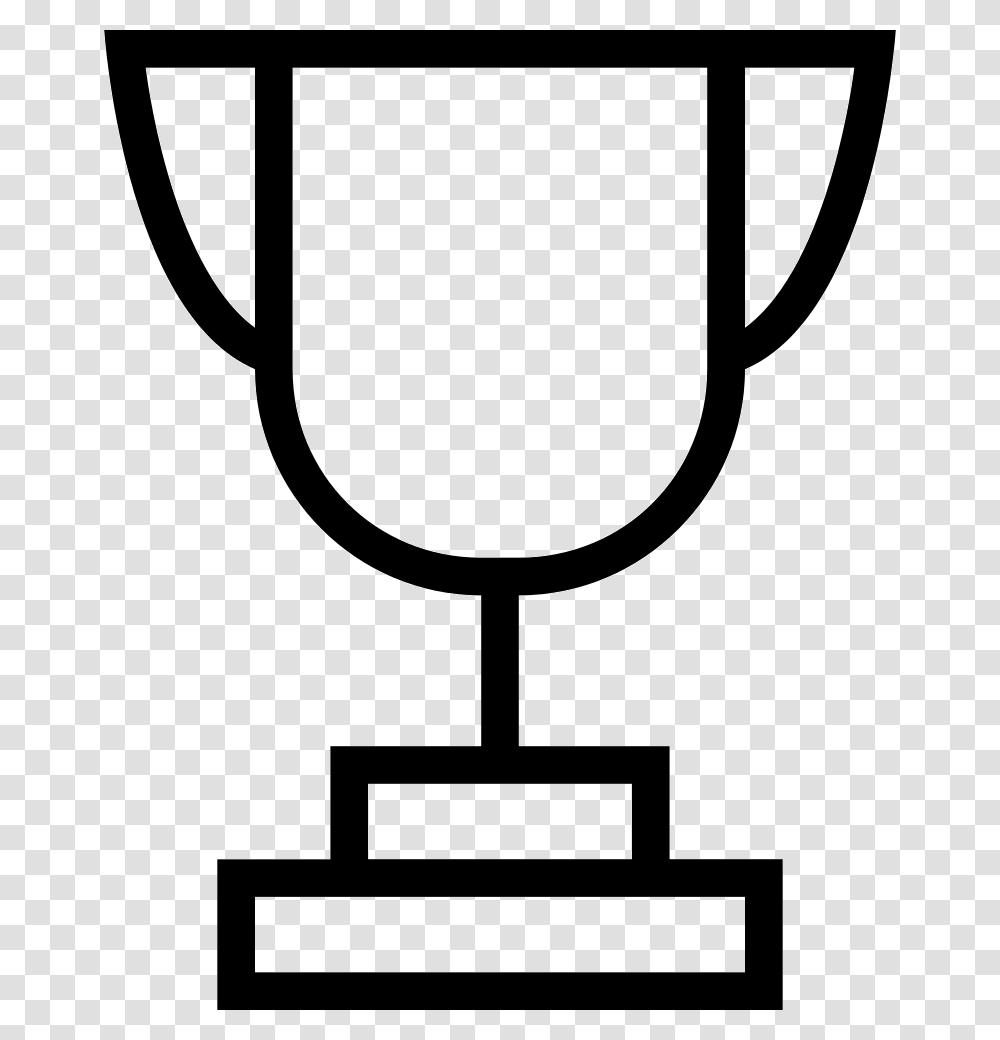 Trophy Stroke Symbol For Sports Winners Prizes Icon Free Transparent Png