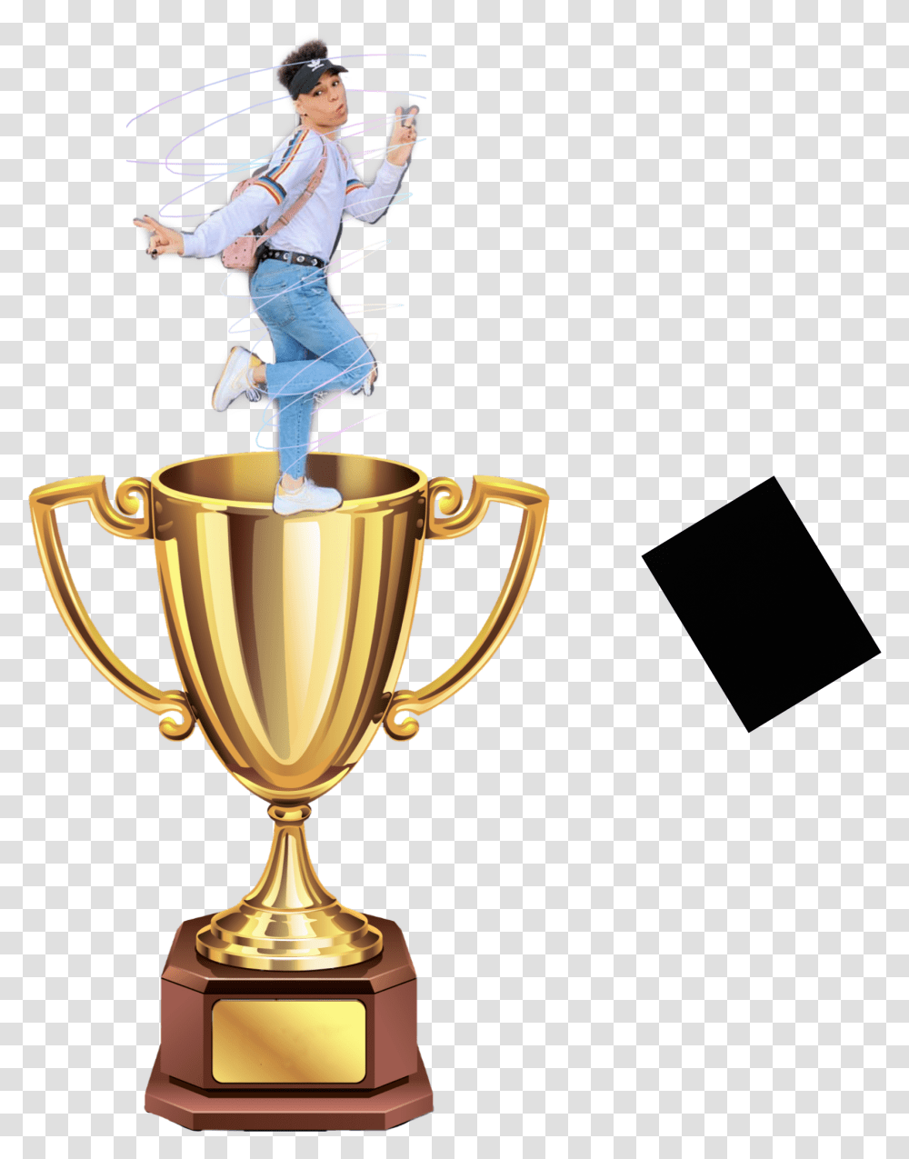 Trophy Trophy Background Cup, Person, Human Transparent Png
