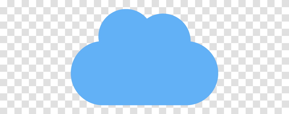 Tropical Blue Cloud 5 Icon Horizontal, Heart, Balloon, Cushion, Pillow Transparent Png