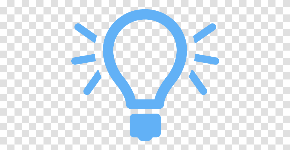 Tropical Blue Light Bulb 6 Icon Free Tropical Blue Light Light Bulb Icon Red, Lightbulb Transparent Png