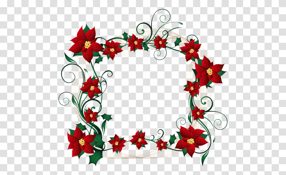 Tropical Christmas Clipart Black And White Library Merry Christmas Your Family, Floral Design, Pattern, Wreath Transparent Png