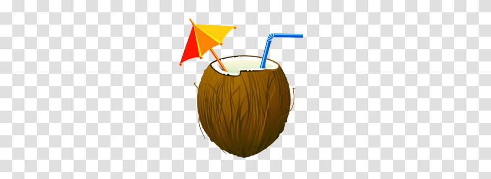 Tropical Clipart Coconut Cocktail, Plant, Vegetable, Food, Fruit Transparent Png
