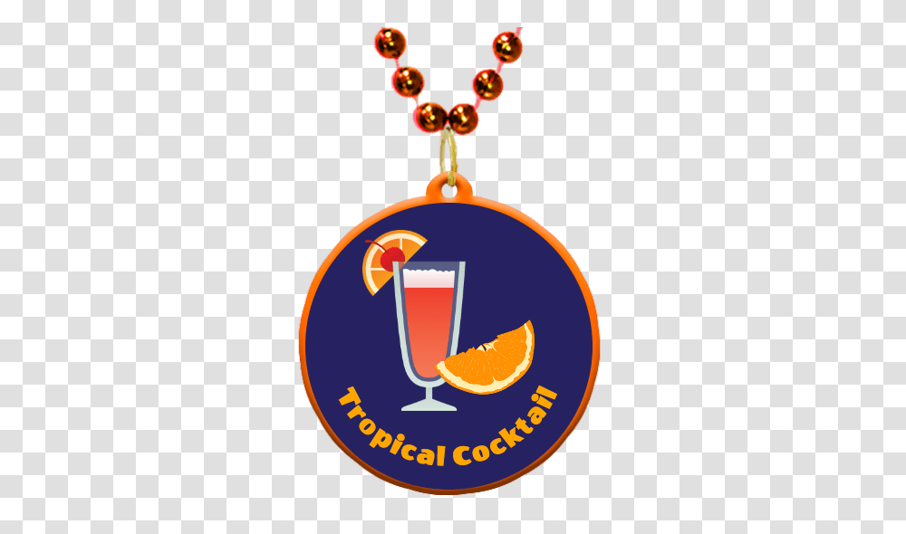 Tropical Cocktails Theme Custom Mardi Gras Beads, Beverage, Drink Transparent Png