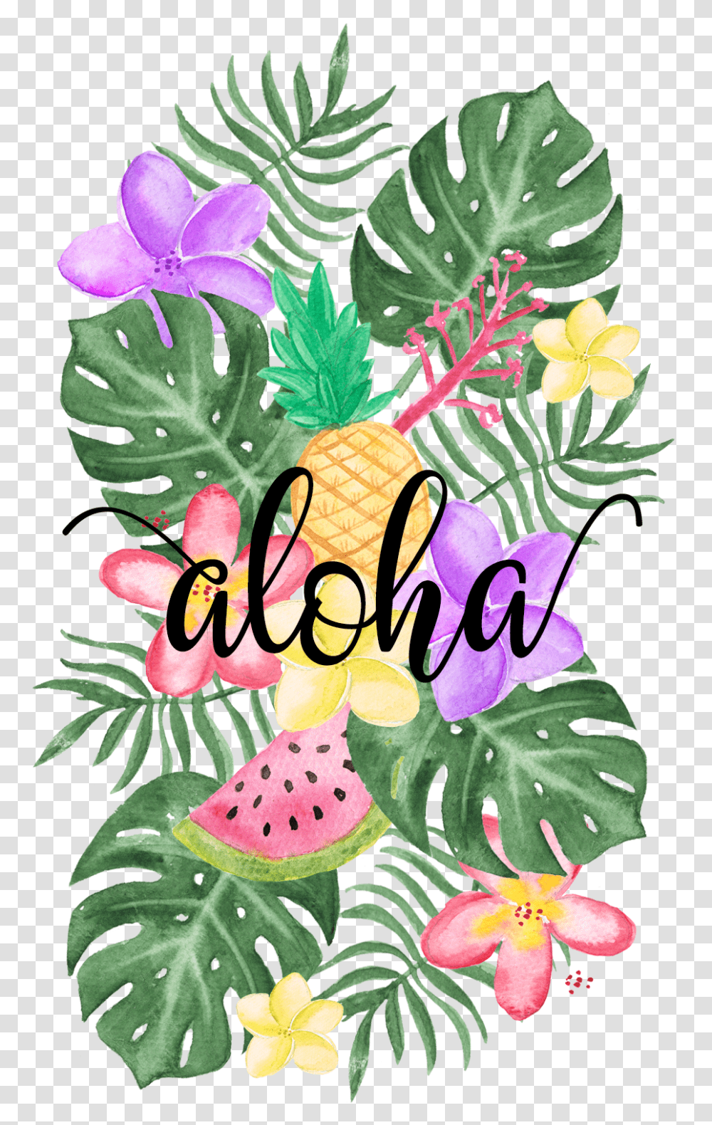 Tropical Cute Tropical Drawings, Plant, Flower, Leaf Transparent Png