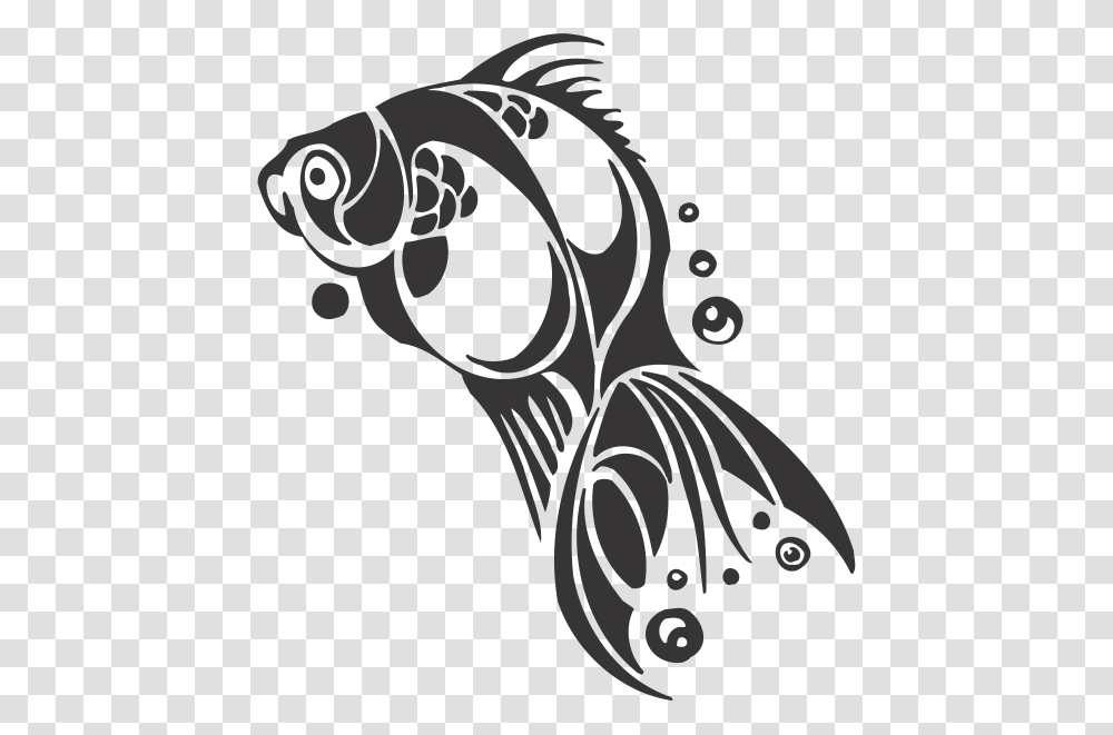 Tropical Fish Decal Bony Fish, Stencil, Floral Design Transparent Png