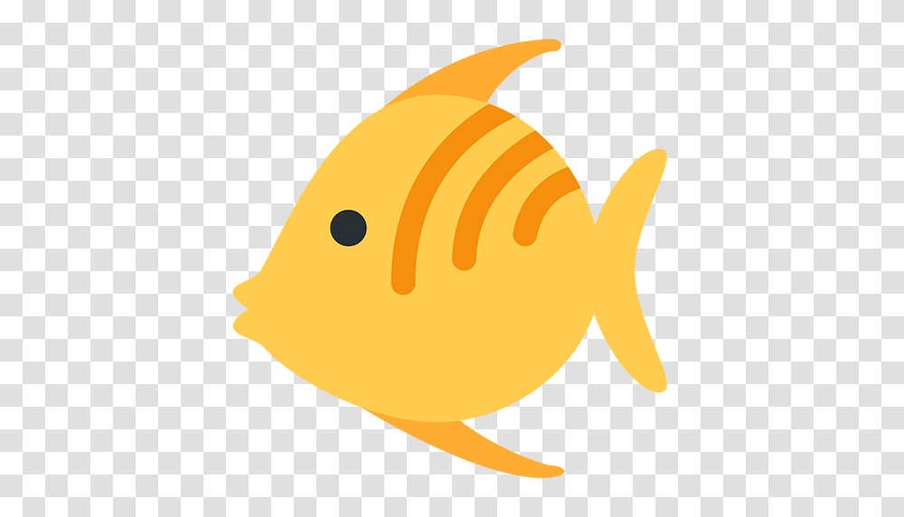 Tropical Fish Emoji For Facebook Email Sms Id Emoji, Goldfish, Animal Transparent Png