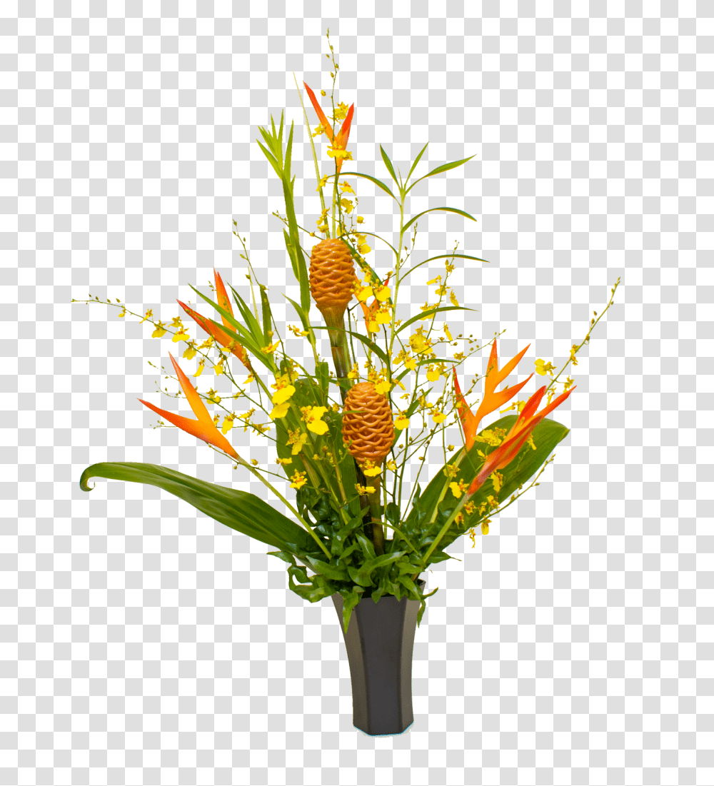 Tropical Flower Arrangements From Hawaii, Ikebana, Vase, Ornament Transparent Png