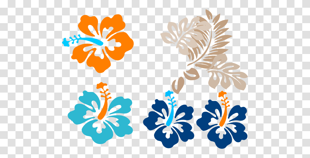 Tropical Flowers Clip Art, Plant, Hibiscus, Blossom, Rug Transparent Png