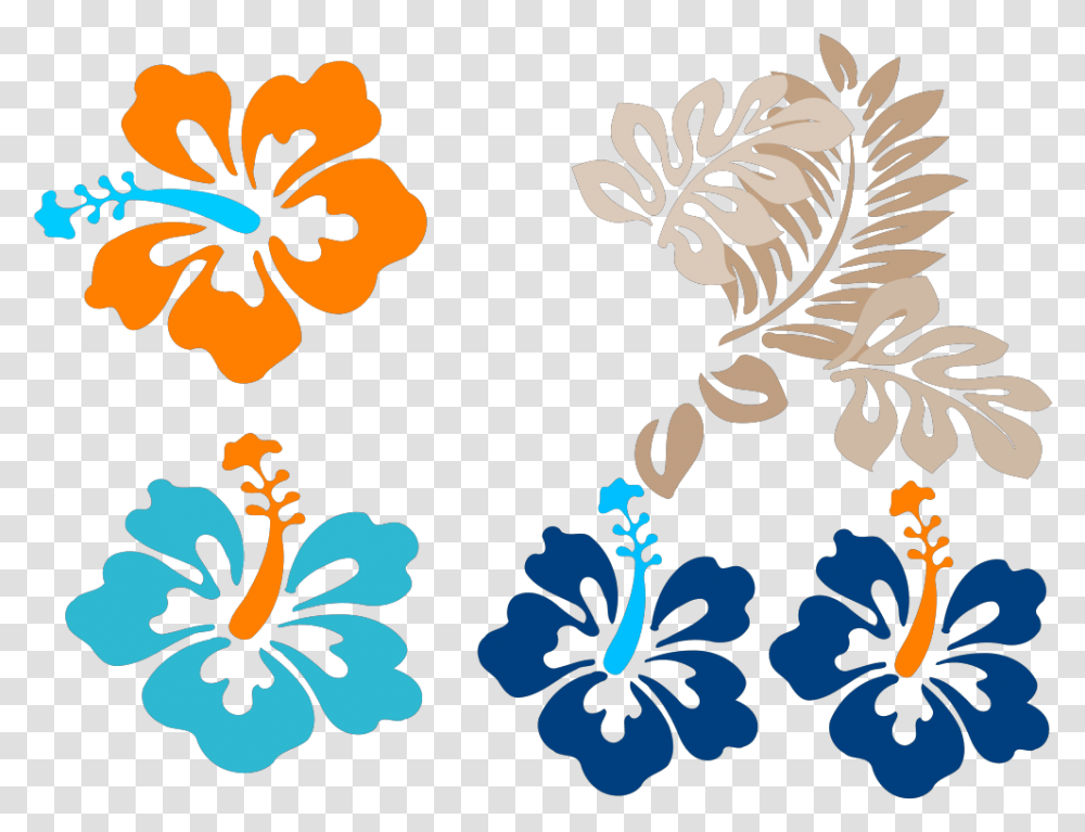 Tropical Flowers Svg Clip Arts Download Download Clip Art Hibiscus Clipart, Plant, Blossom, Graphics, Floral Design Transparent Png